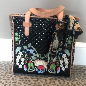 Large embroidery Consuela tote